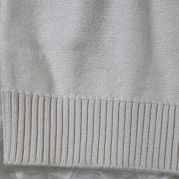 Carter's Cream Ruffle Sleeve Sweater - Picture 4 of 6